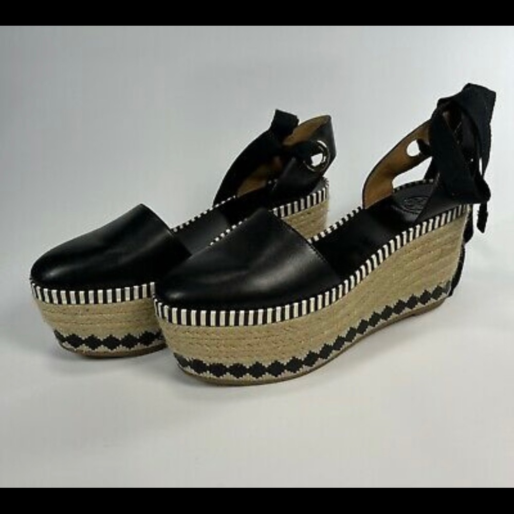 Tory burch espadrille wedges.